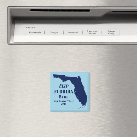 Flip Florida Blue voor 2024 Magneet (Insitu (Vaatwasser))