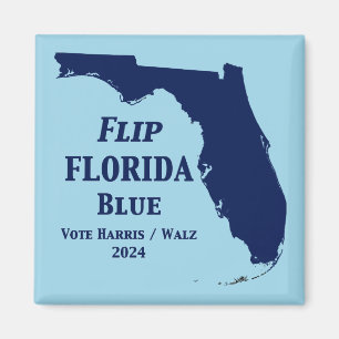 Flip Florida Blue voor 2024 Magneet