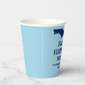 Flip Florida Blue voor 2024 Papieren Bekers (Rechts)