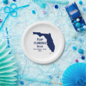 Flip Florida Blue voor 2024 Papieren Bordje (Feest)