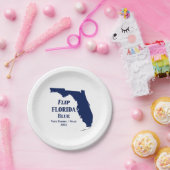 Flip Florida Blue voor 2024 Papieren Bordje (Feest)