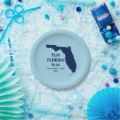 Flip Florida Blue voor 2024 Papieren Bordje (Feest)