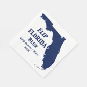 Flip Florida Blue voor 2024 Servet (Hoek)