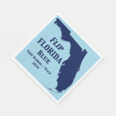 Flip Florida Blue voor 2024 Servet (Hoek)