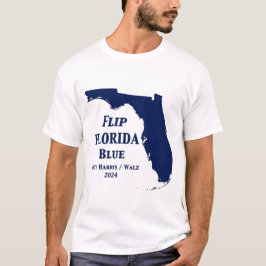 Flip Florida Blue voor 2024 T-shirt