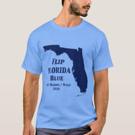Flip Florida Blue voor 2024 T-shirt
