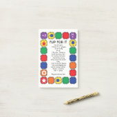 Flip for IT Desk Game Post-it® Notes (Op bureau)