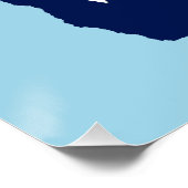 Flip Georgia Blue voor 2024 Perfect Poster (Hoek)