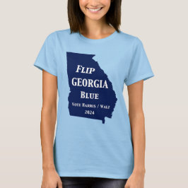 Flip Georgia Blue voor 2024 T-shirt