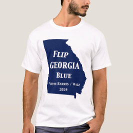 Flip Georgia Blue voor 2024 T-shirt