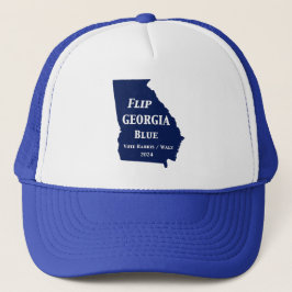 Flip Georgia Blue voor 2024 Trucker Pet
