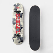 Flip kant voor de echte skateboarders camo persoonlijk skateboard (Voorkant)