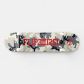 Flip kant voor de echte skateboarders camo persoonlijk skateboard (Horizontaal)