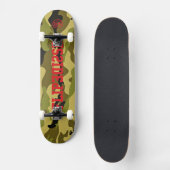 Flip kant voor de echte skateboarders camo persoonlijk skateboard (Voorkant)