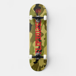 Flip kant voor de echte skateboarders camo persoonlijk skateboard