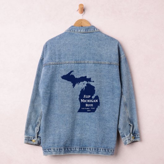 Flip Michigan Blue voor 2024 Denim Jacket (Hangar)