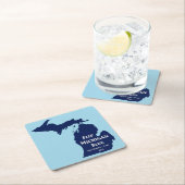 Flip Michigan Blue voor 2024 Kartonnen Onderzetters (Insitu)