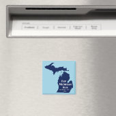 Flip Michigan Blue voor 2024 Magneet (Insitu (Vaatwasser))