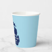 Flip Michigan Blue voor 2024 Papieren Bekers (Links)
