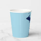 Flip Michigan Blue voor 2024 Papieren Bekers (Rechts)