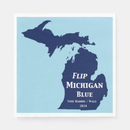 Flip Michigan Blue voor 2024 Servet