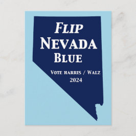 Flip Nevada Blue voor 2024 Briefkaart