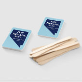 Flip Nevada Blue voor 2024 Handwaaier (Niet-gemonteerd)