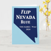 Flip Nevada Blue voor 2024 Kaart (Gele Bloem)