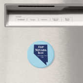 Flip Nevada Blue voor 2024 Magneet (Insitu (Vaatwasser))