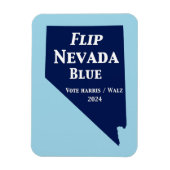 Flip Nevada Blue voor 2024 Magneet (Verticaal)