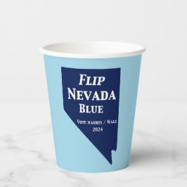 Flip Nevada Blue voor 2024 Papieren Bekers