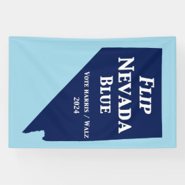 Flip Nevada Blue voor 2024 Spandoek