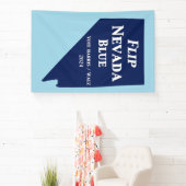 Flip Nevada Blue voor 2024 Spandoek (Insitu)