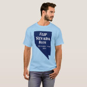 Flip Nevada Blue voor 2024 T-shirt (Voorkant volledig)