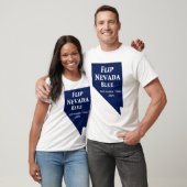 Flip Nevada Blue voor 2024 T-shirt (Unisex)