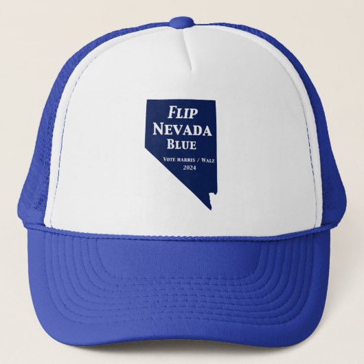 Flip Nevada Blue voor 2024 Trucker Pet (Voorkant)