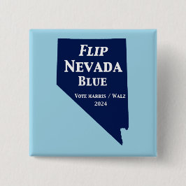 Flip Nevada Blue voor 2024 Vierkante Button 5,1 Cm