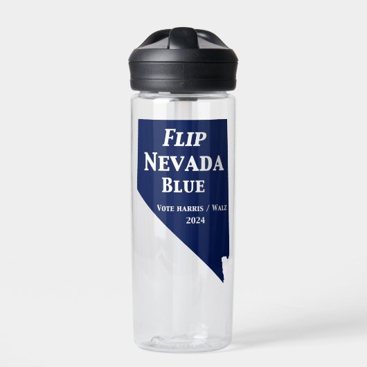 Flip Nevada Blue voor 2024 Waterfles (Voorkant)