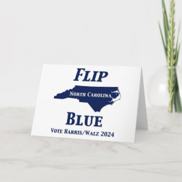 Flip North Carolina Blauw in 2024 Kaart