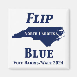 Flip North Carolina Blauw in 2024 Magneet