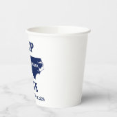 Flip North Carolina Blauw in 2024 Papieren Bekers (Links)