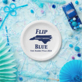 Flip North Carolina Blauw in 2024 Papieren Bordje (Feest)
