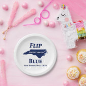 Flip North Carolina Blauw in 2024 Papieren Bordje (Feest)