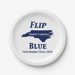 Flip North Carolina Blauw in 2024 Papieren Bordje