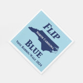 Flip North Carolina Blauw in 2024 Servet (Hoek)