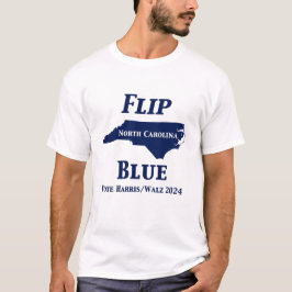 Flip North Carolina Blauw in 2024 T-shirt