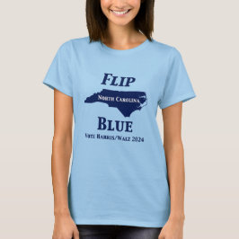 Flip North Carolina Blauw in 2024 T-shirt