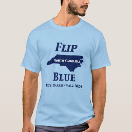Flip North Carolina Blauw in 2024 T-shirt