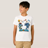 FLIP & NOVA: Galaxy Leeravontuur T-shirt (Voorkant volledig)