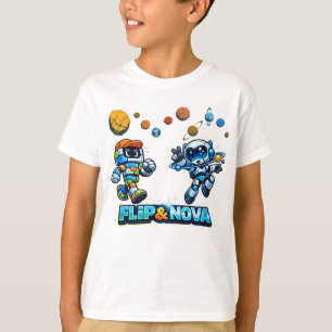 FLIP & NOVA: Galaxy Leeravontuur T-shirt